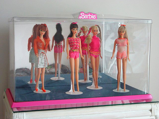 Barbie Mattel Display Case