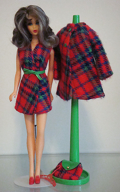 1970 Mod Barbie Mad About Plaid #1587