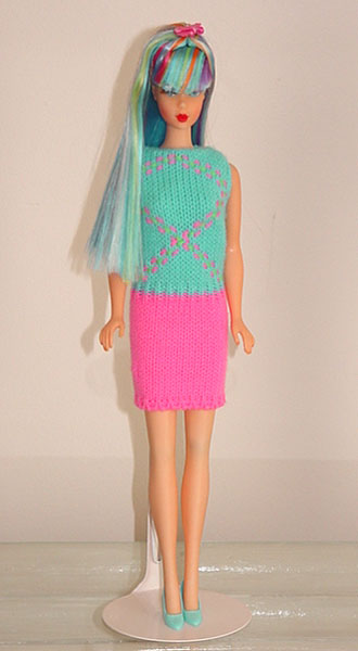 Mod Barbie 1968 Knit Hit #3421