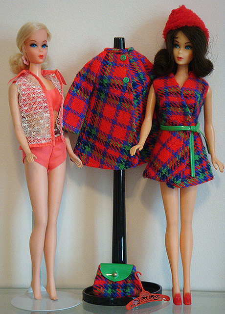 Sears Talking Barbie Mad About Plaid Gift Set