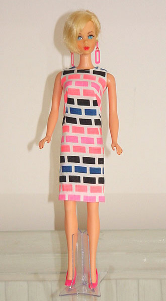 barbie print dress