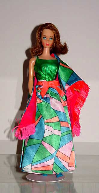 Mod Barbie 1970 Rainbow Wraps #1787